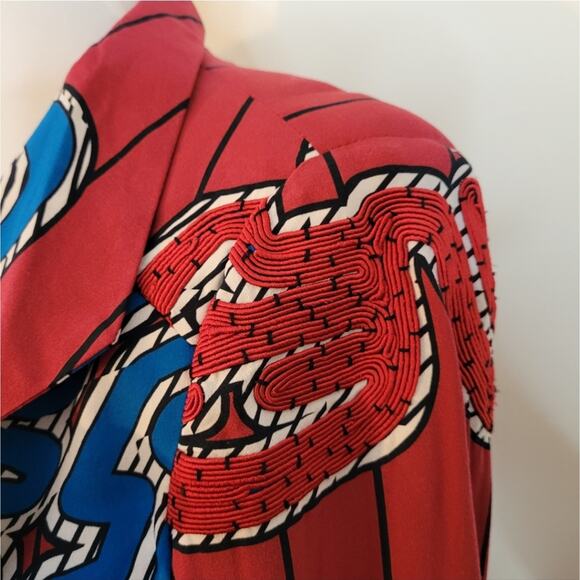 Cooper Trelise Cooper Tinker Sailor 3D Printed Jacket Size 6 - Picture 4 of 10